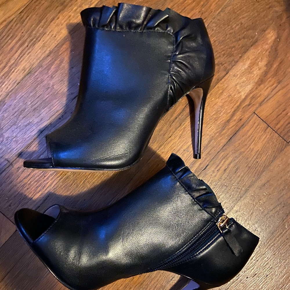 James Chan leather booties